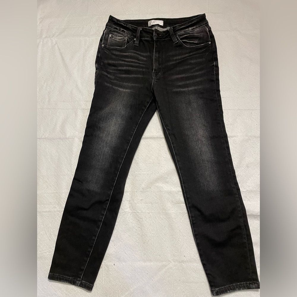 NWOT Petra153 Short Story brand black jeans Size 28P (also fits 29P)